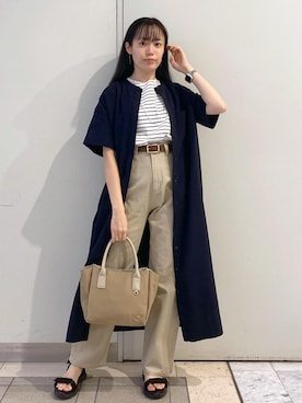 「アイテム（ワンピース）」を使った、ゆたさん（レディース・155cm・20代）の夏コーディネート