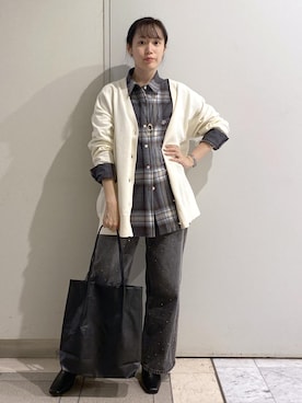 「ブルべ夏」｜ゆたさん（レディース・155cm）の秋コーディネート