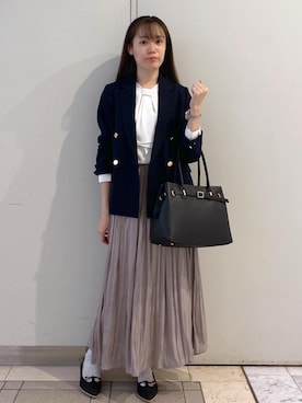 「ROPE' PICNIC（ロペピクニック）のアイテム」を使った、ゆたさん（レディース・155cm）の秋コーディネート