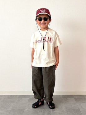 「DRC branshes（ディーアールシーブランシェス）のアイテム」を使った、mitsu_taiさん（キッズ・110cm）の夏コーディネート