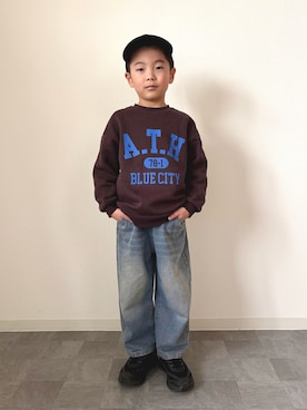 「FreshService（フレッシュサービス）のアイテム」を使った、mitsu_taiさん（キッズ・120cm）の冬コーディネート