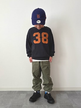 「BREEZE（ブリーズ）のアイテム」を使った、mitsu_taiさん（キッズ・120cm）の冬コーディネート