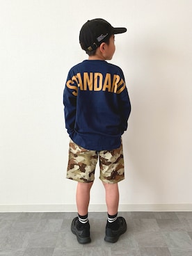 「devirock（デビロック）のアイテム」を使った、mitsu_taiさん（キッズ・120cm）の春コーディネート