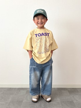 「BREEZE（ブリーズ）のアイテム」を使った、mitsu_taiさん（キッズ・110cm）の夏コーディネート