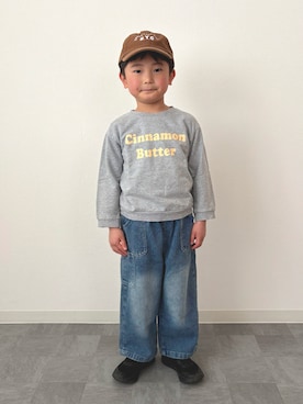 「Bambin（ボンバン）のアイテム」を使った、mitsu_taiさん（キッズ・110cm）の冬コーディネート