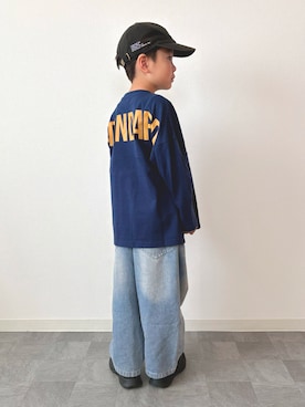 「瞬足（シュンソク）のアイテム」を使った、mitsu_taiさん（キッズ・120cm）の春コーディネート