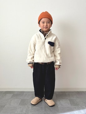 「アイテム（その他トップス）」を使った、mitsu_taiさん（キッズ・110cm）の秋コーディネート