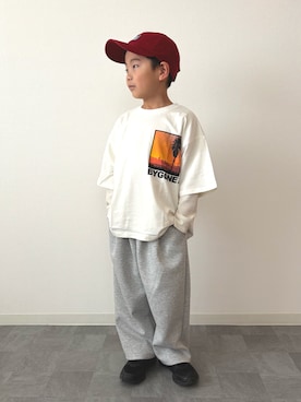 「瞬足（シュンソク）のアイテム」を使った、mitsu_taiさん（キッズ・120cm）の春コーディネート