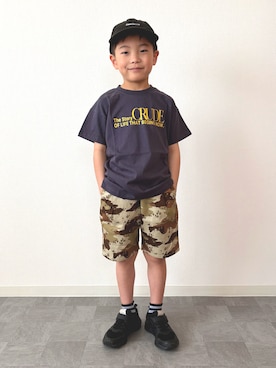 「アイテム（キャップ）」を使った、mitsu_taiさん（キッズ・120cm）の春コーディネート