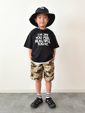 mitsu_taiさん（キッズ・122cm）の夏コーディネート
