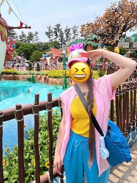 「アイテム（サンダル）」を使った、RINさん（レディース・151cm）の夏コーディネート
