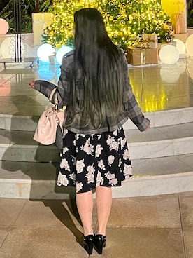 「アイテム（ハンドバッグ）」を使った、RINさん（レディース・151cm）の春コーディネート