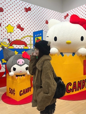 ayaさん（レディース・160cm）の冬コーディネート