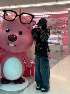 「アイテム（シャツ/ブラウス）」を使った、ayaさん（レディース・160cm）の夏コーディネート