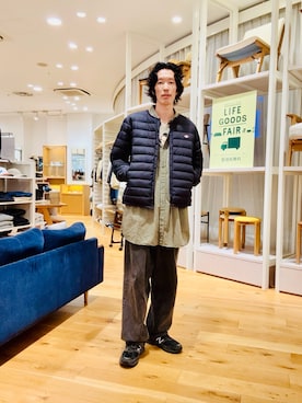 「アイテム（その他アウター）」を使った、Naokiさん（メンズ・187cm）の秋コーディネート