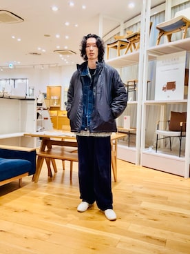 Naokiさん（メンズ・187cm）の冬コーディネート