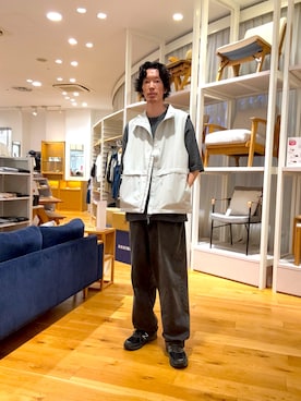 「アイテム（その他アウター）」を使った、Naokiさん（メンズ・187cm）の夏コーディネート