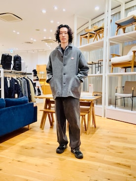 「アイテム（テーラードジャケット）」を使った、Naokiさん（メンズ・187cm）の秋コーディネート