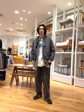 「アイテム（テーラードジャケット）」を使った、Naokiさん（メンズ・187cm）の秋コーディネート