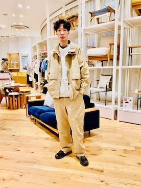 Naokiさん（メンズ・187cm）の冬コーディネート