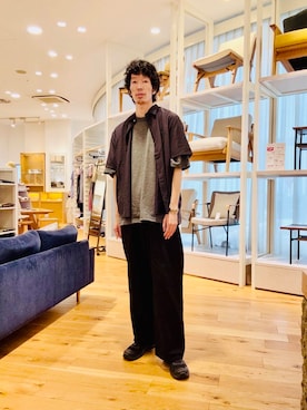 「オシャレ」｜Naokiさん（メンズ・187cm）の夏コーディネート