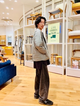 「アイテム（ジャケット/アウター）」を使った、Naokiさん（メンズ・187cm）の秋コーディネート
