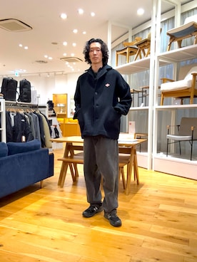 「アイテム（テーラードジャケット）」を使った、Naokiさん（メンズ・187cm）の秋コーディネート