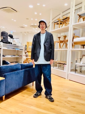 「アイテム（フォーマルスーツ/小物）」を使った、Naokiさん（メンズ・187cm）の夏コーディネート