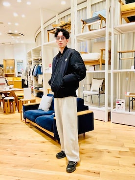 Naokiさん（メンズ・187cm）の冬コーディネート