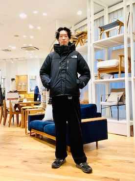 「アイテム（ダウンジャケット/コート）」を使った、Naokiさん（メンズ・187cm）の秋コーディネート