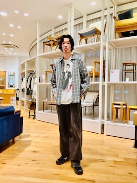 Naokiさん（メンズ・187cm）の秋コーディネート