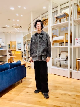「アイテム（デニムジャケット）」を使った、Naokiさん（メンズ・187cm）の夏コーディネート