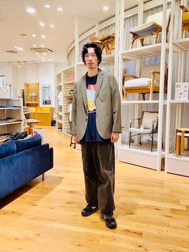 「アイテム（フォーマルスーツ/小物）」を使った、Naokiさん（メンズ・187cm）の夏コーディネート