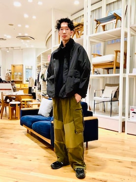 Naokiさん（メンズ・187cm）の冬コーディネート