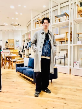 Naokiさん（メンズ・187cm）の冬コーディネート