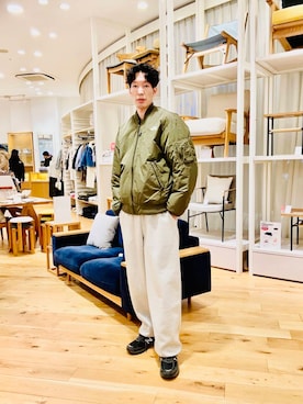 Naokiさん（メンズ・187cm）の冬コーディネート