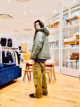 「アイテム（ジャケット/アウター）」を使った、Naokiさん（メンズ・187cm）の秋コーディネート