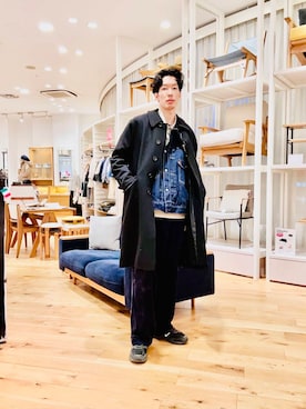 Naokiさん（メンズ・187cm）の冬コーディネート