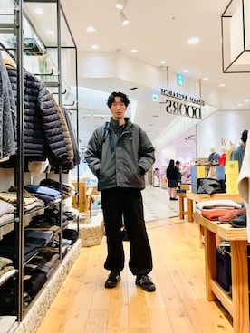 「アウトドアスタイル」｜「アイテム（その他アウター）」を使った、Naokiさん（メンズ・187cm）の秋コーディネート