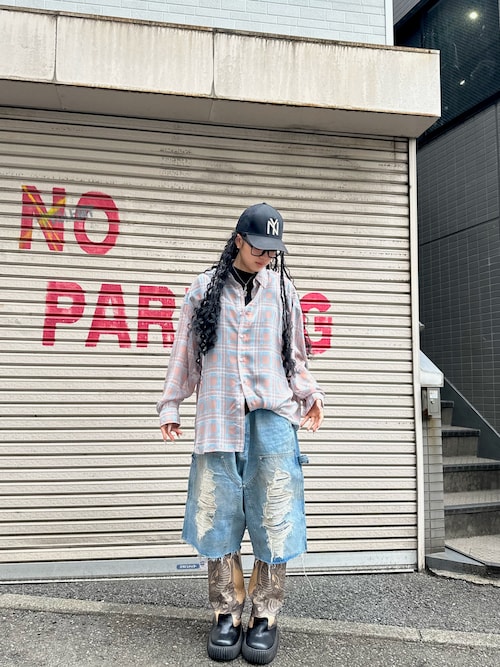 WHITELAND/ホワイトランド/DENIM DOUBLE KNEE SHORT PANT WHITELAND/ホワイトランド/DENIM DOUBLE KNEE SHORT PANT