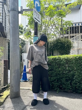 「DANKE SCHON（ダンケシェーン）のアイテム」を使った、白石 凜さん（レディース・164cm）の夏コーディネート