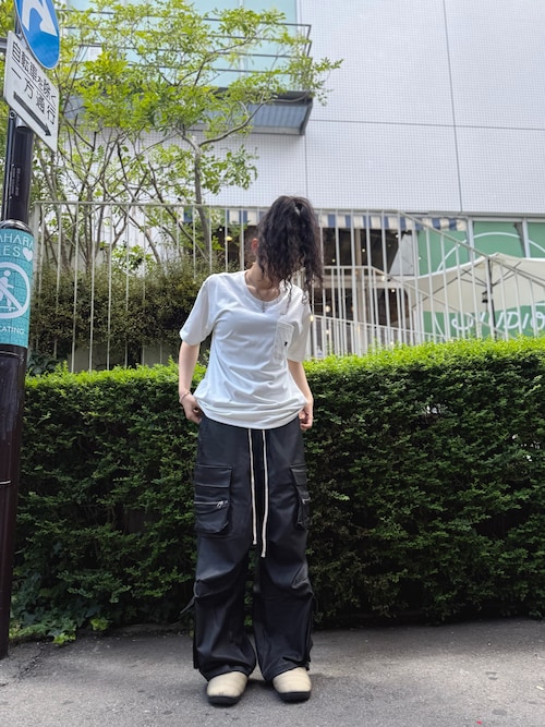 DankeSchon/ダンケシェーン/PREMIUM COATING WIDE POCKET PANTS