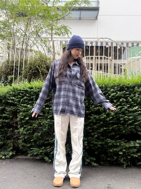 DIMEのニットキャップ/ビーニーを使った人気ファッション