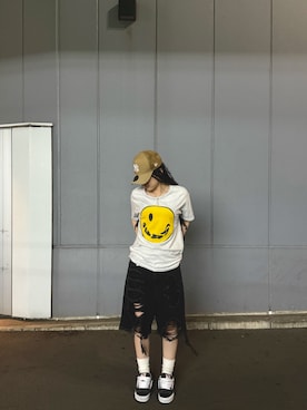 「DANKE SCHON（ダンケシェーン）のアイテム」を使った、白石 凜さん（レディース・164cm）の夏コーディネート