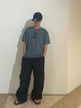 「アイテム（サンダル）」を使った、ss901940さん（メンズ・171cm）の夏コーディネート