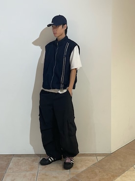 「アイテム（スニーカー）」を使った、ss901940さん（メンズ・171cm）の夏コーディネート
