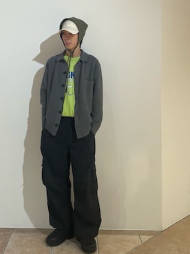 「アイテム（ノーカラージャケット）」を使った、ss901940さん（メンズ・171cm）の秋コーディネート