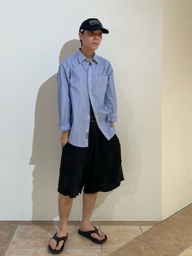 「アイテム（サンダル）」を使った、ss901940さん（メンズ・171cm）の夏コーディネート