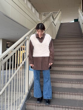 ikumiさん（レディース・157cm）の冬コーディネート