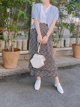 「ZOZOでしか買えない」｜「アイテム（スカート）」を使った、er_o0さん（レディース・156cm）の夏コーディネート